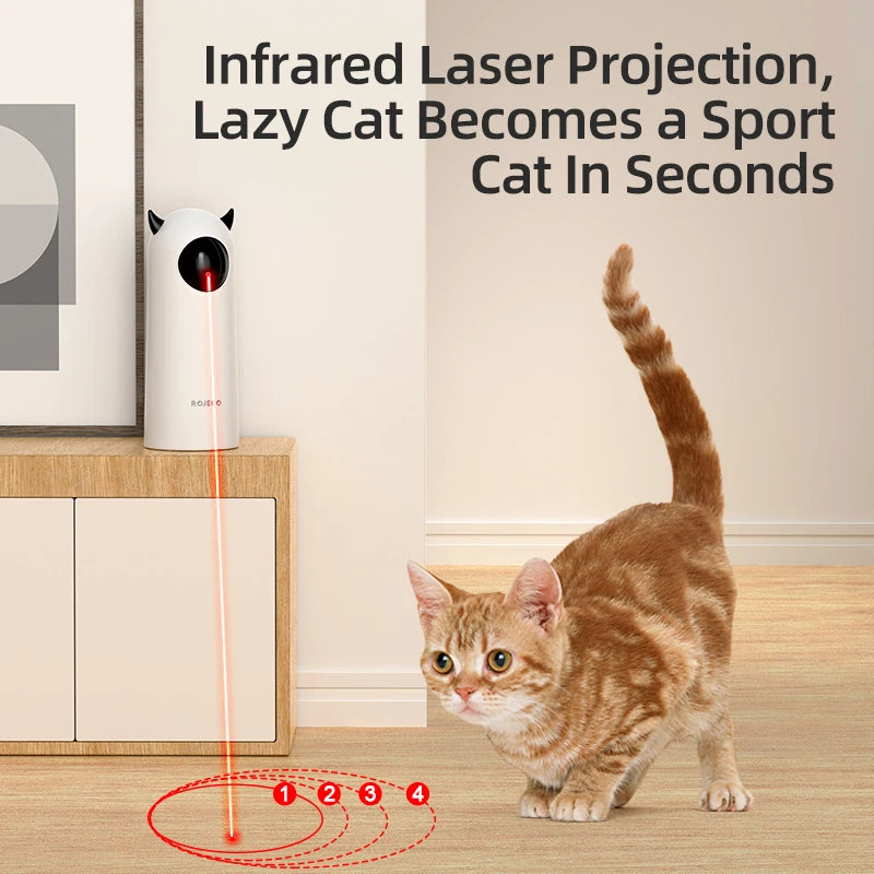 Jouet Laser Interactif Intelligent  – Divertissement Innovant pour Chats