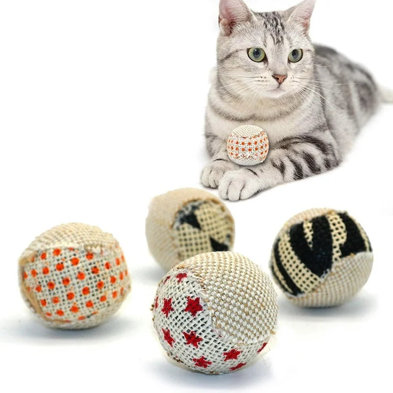 Balle Interactive à Gratter pour Chat – Jouet d’Exercice Amusant pour Chaton