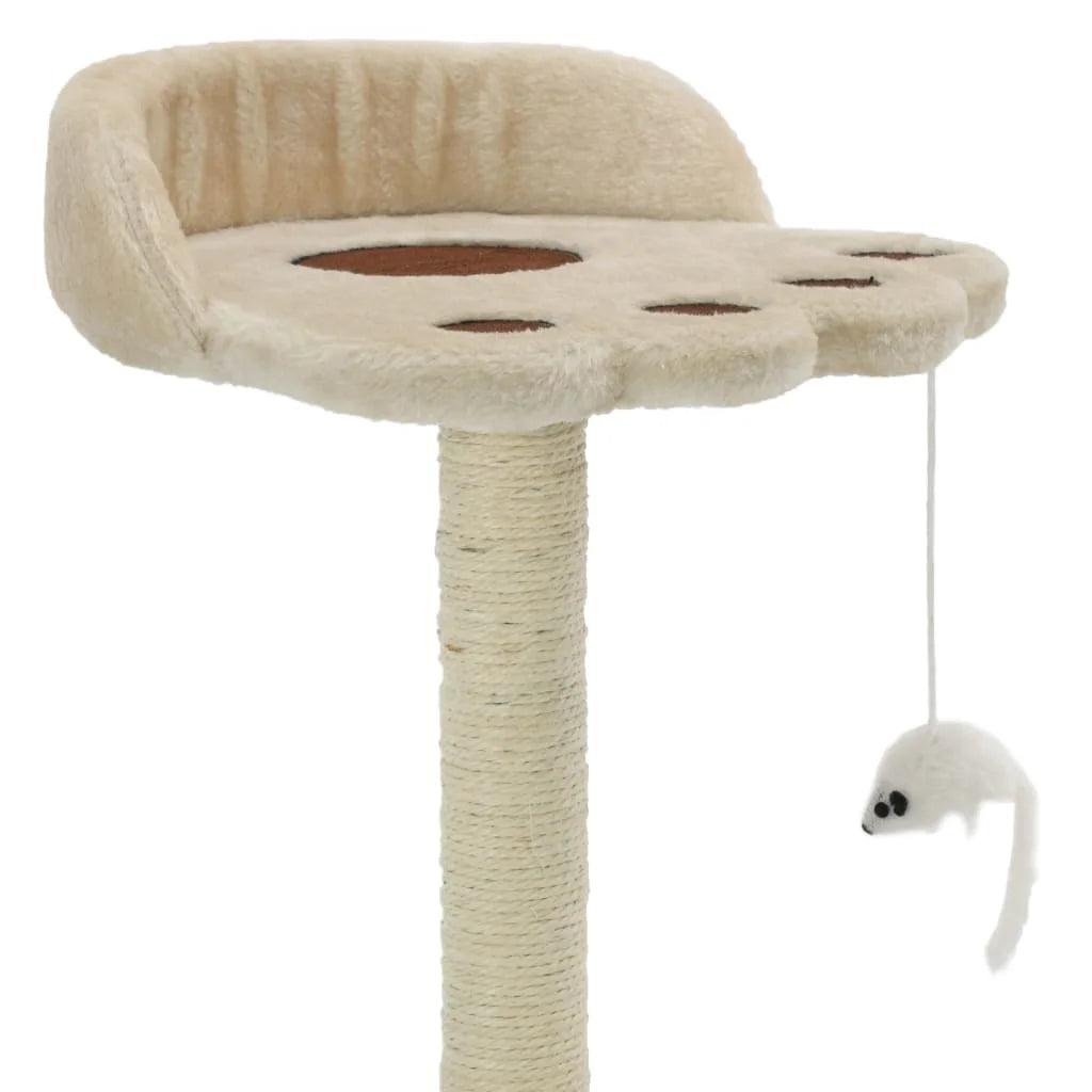 Poteau à Gratter en Sisal pour Chat – Tour Interactive et Accessoire de Jeu