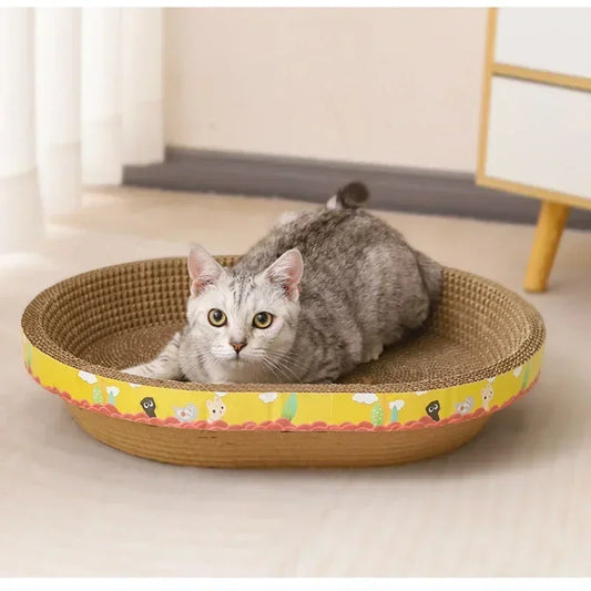 Planche à Gratter Transformable pour Chat – Jouet Pratique Sans Miettes