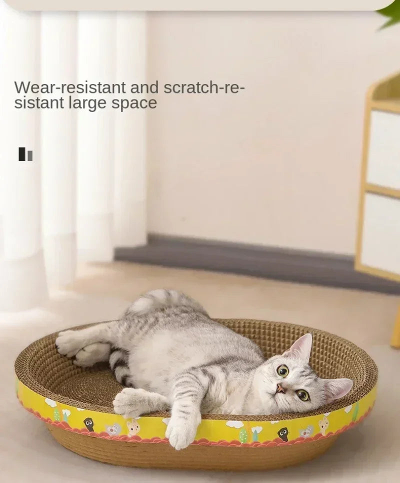 Planche à Gratter Transformable pour Chat – Jouet Pratique Sans Miettes