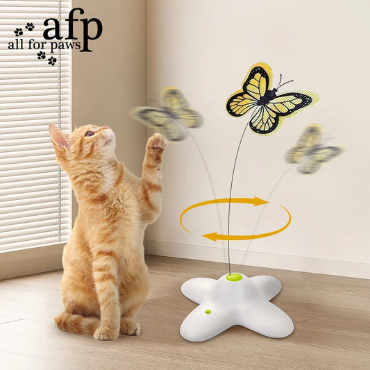 Jouet Papillon Automatique pour Chat – Divertissement Interactif et Amusant