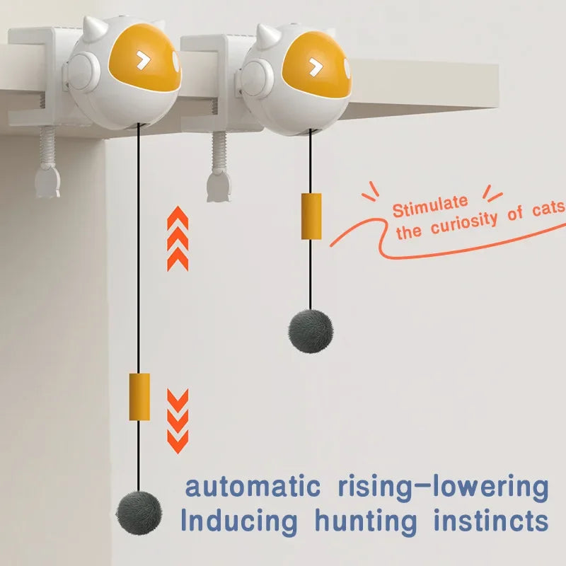 Balle Électrique à Levage Automatique pour Chat – Jouet Intelligent et Interactif