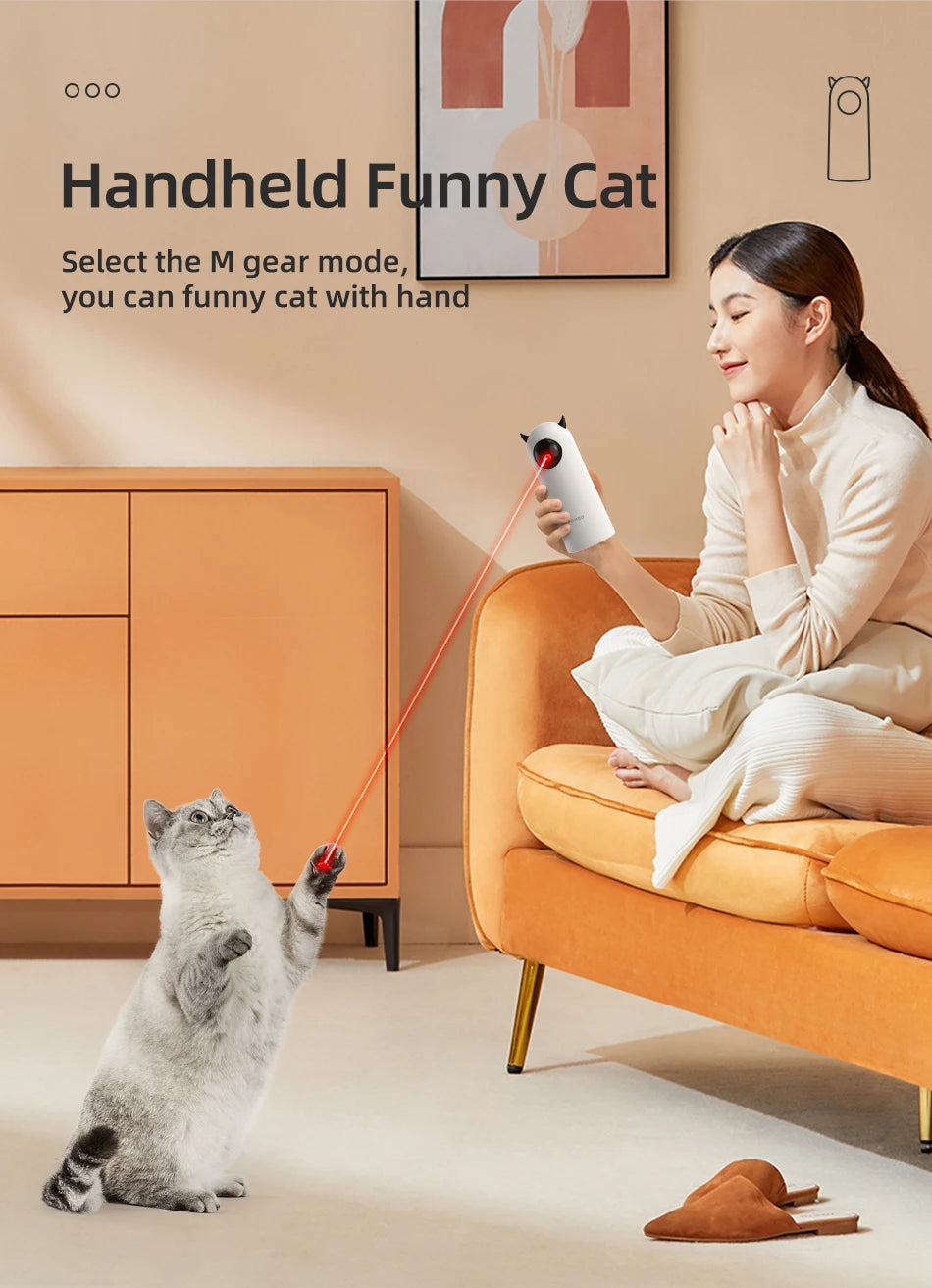 Jouet Laser Interactif Intelligent  – Divertissement Innovant pour Chats