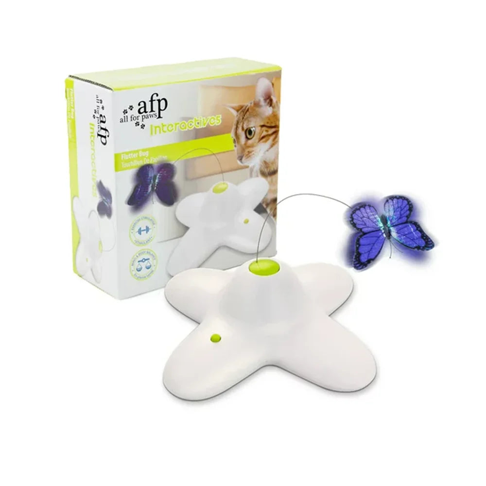 Jouet Papillon Automatique pour Chat – Divertissement Interactif et Amusant