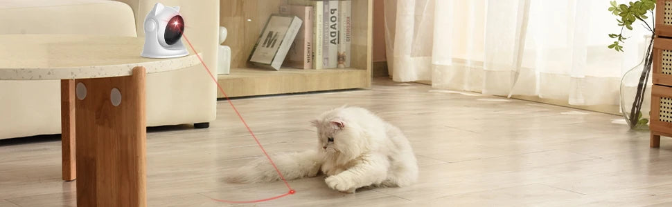 Jouet Laser Intelligent et Interactif pour Chat – Rechargeable et Automatique