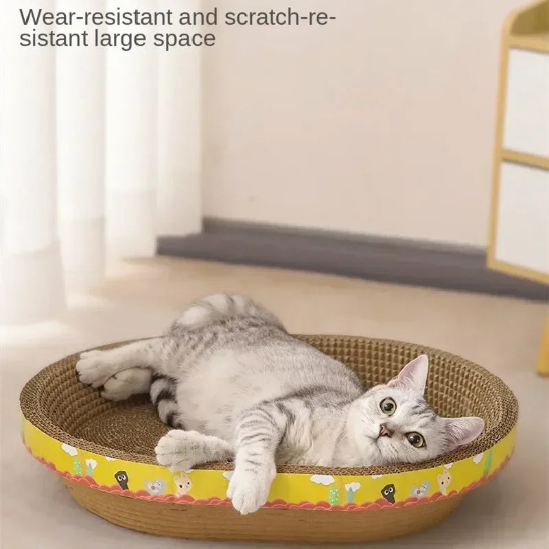 Planche à Gratter Transformable pour Chat – Jouet Pratique Sans Miettes