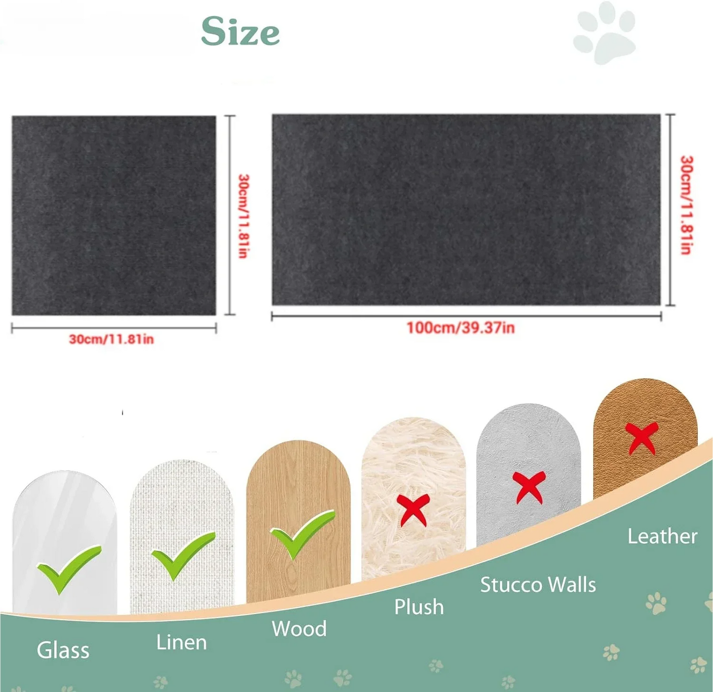 Tapis Anti-Griffes Auto-Adhésif pour Chat – Protection Réglable des Meubles et Canapés