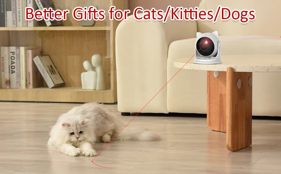 Jouet Laser Intelligent et Interactif pour Chat – Rechargeable et Automatique