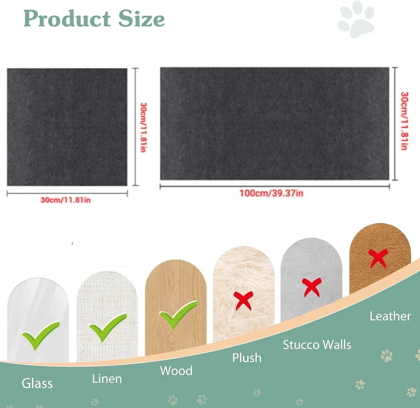 Tapis Anti-Griffes Auto-Adhésif pour Chat – Protection Réglable des Meubles et Canapés