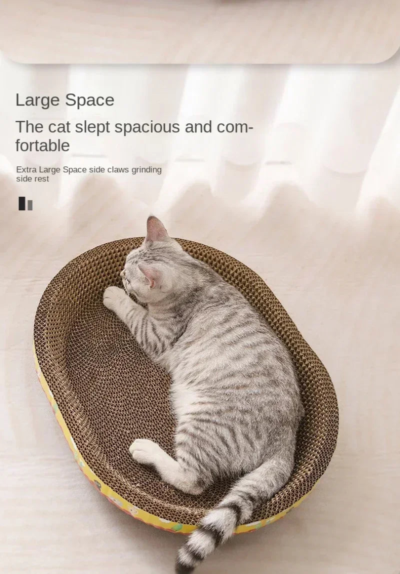 Planche à Gratter Transformable pour Chat – Jouet Pratique Sans Miettes