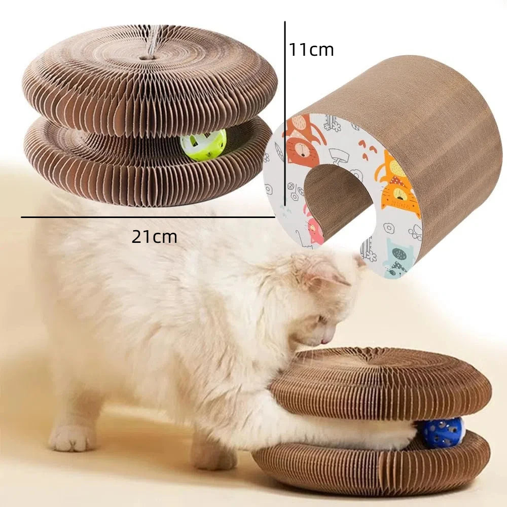 Planche à Gratter Ovale pour Chat – Protection des Meubles et Jouet Résistant à l’Usure